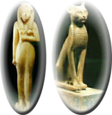 EGYPTIAN GODDESS & BASTET GODDESS