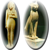 DIOSA EGIPCIA Y DIOSA BASTET